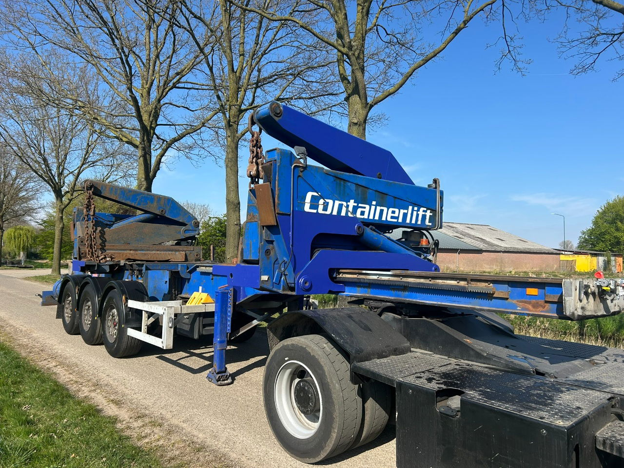 Pacton Steelbro MK6 Side loader / 20 - 40 ft / own diesel power pack / saf disc braks - Полуприцеп-контейнеровоз/ Сменный кузов: фото 4 Pacton Steelbro MK6 Side loader / 20 - 40 ft / own diesel power pack / saf disc braks - Полуприцеп-контейнеровоз/ Сменный кузов: фото 4