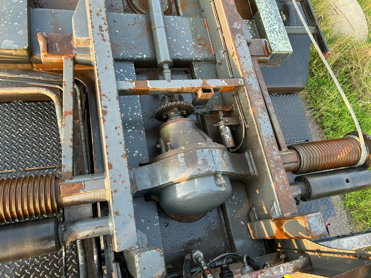 Полуприцеп-контейнеровоз/ Сменный кузов Van Hool Cable system 90 tipping / disc brakes bpw / lifting axle / remote control: фото 10