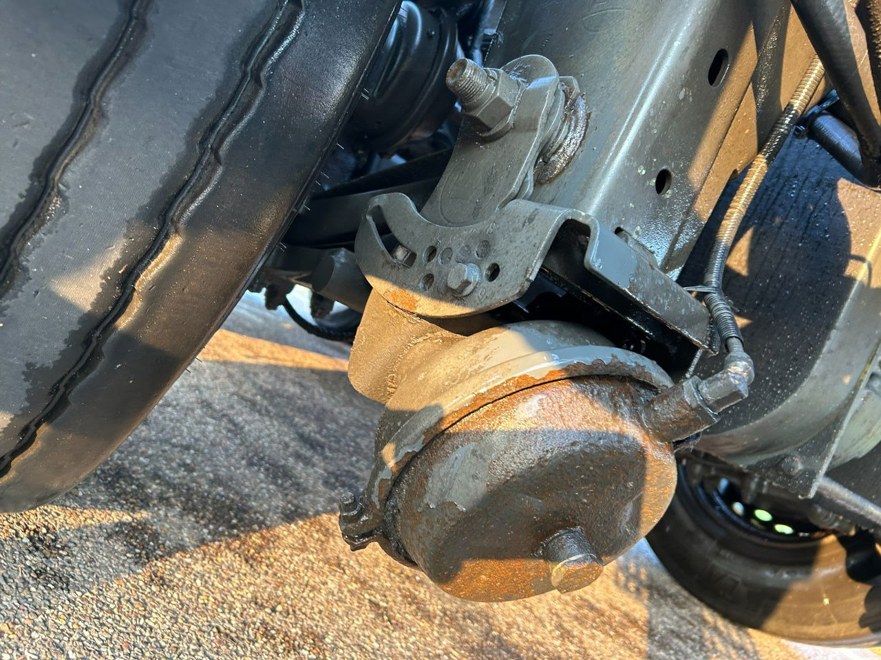 Полуприцеп-контейнеровоз/ Сменный кузов Van Hool Cable system 90 tipping / disc brakes bpw / lifting axle / remote control: фото 9