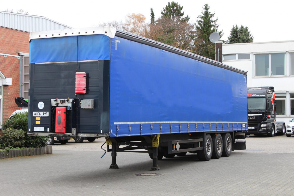 SCHMITZ Plane Edscha Liftachse Pal.-Kasten Lenkachse - Тентованный полуприцеп: фото 1 SCHMITZ Plane Edscha Liftachse Pal.-Kasten Lenkachse - Тентованный полуприцеп: фото 1