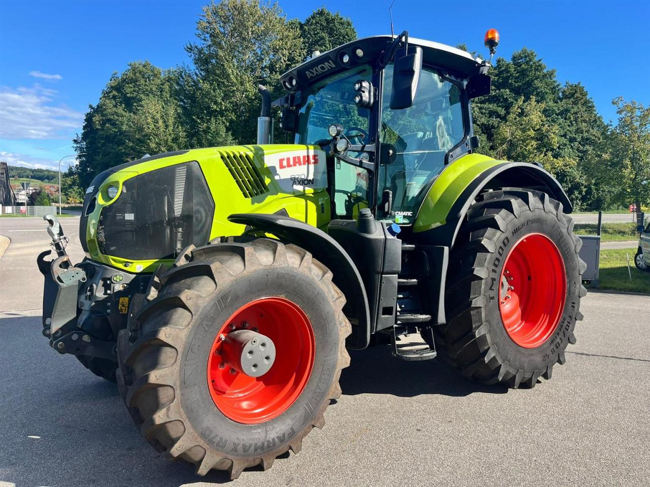 CLAAS Axion 870 CMATIC mit S10 GPS und Cebis Touch, Vorderreifen NEU - Трактор: фото 2 CLAAS Axion 870 CMATIC mit S10 GPS und Cebis Touch, Vorderreifen NEU - Трактор: фото 2