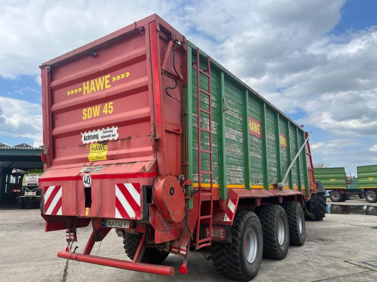 HAWE Tridem SDW 45T mit Heckentleerung - Сельскохозяйственный прицеп-самосвал: фото 3 HAWE Tridem SDW 45T mit Heckentleerung - Сельскохозяйственный прицеп-самосвал: фото 3
