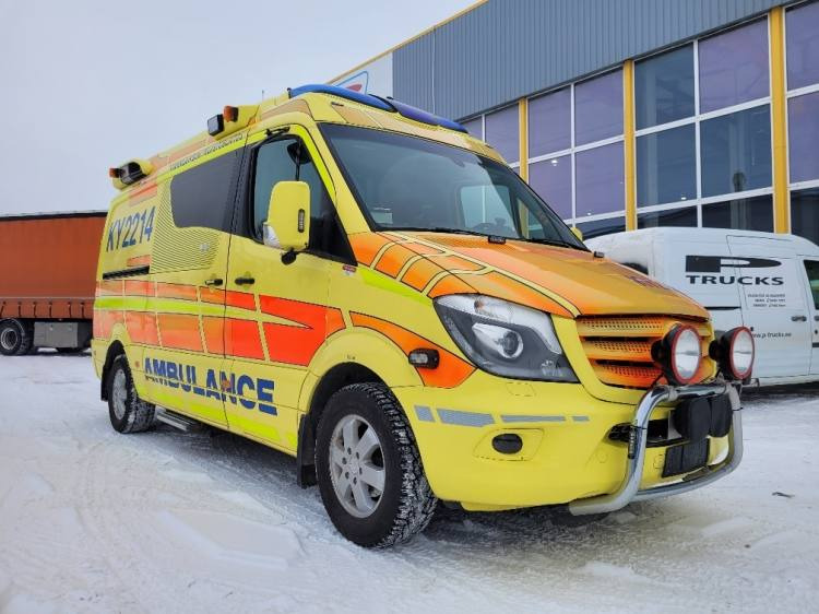 MERCEDES – BENZ SPRINTER AMBULANCE (TAMLANS) KLIMA, 11.2016, EURO 6 - Машина скорой помощи: фото 1 MERCEDES – BENZ SPRINTER AMBULANCE (TAMLANS) KLIMA, 11.2016, EURO 6 - Машина скорой помощи: фото 1