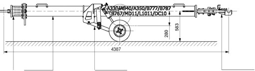Aircraft Towbar Universal MD11, L1011, DC10, B767, A330, A340, A350, B777, B787 - Аэродромная техника: фото 2 Aircraft Towbar Universal MD11, L1011, DC10, B767, A330, A340, A350, B777, B787 - Аэродромная техника: фото 2