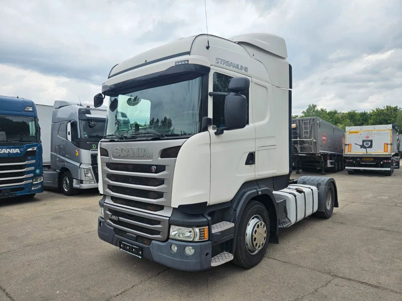 Scania R450 Hydraulics, HighLine, Standklima 2 units - Тягач: фото 1 Scania R450 Hydraulics, HighLine, Standklima 2 units - Тягач: фото 1