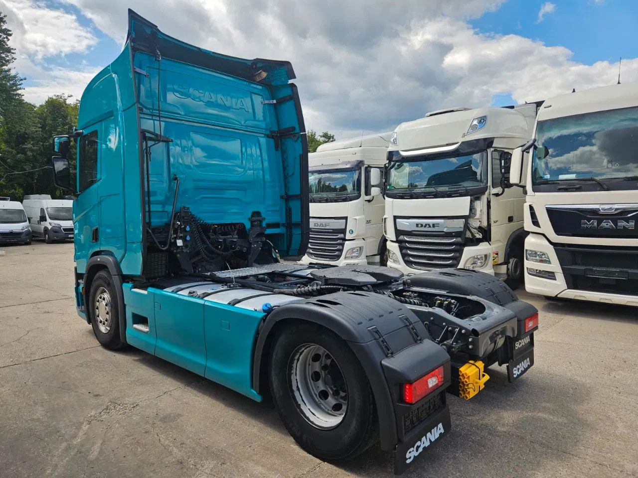 Scania R500 Standard-Turquoise-Standklima-Big NAVI-Hydr - Тягач: фото 4 Scania R500 Standard-Turquoise-Standklima-Big NAVI-Hydr - Тягач: фото 4