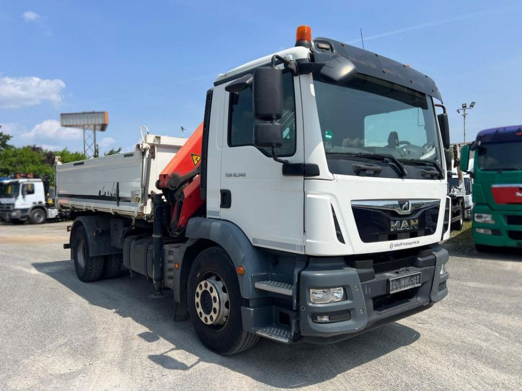 MAN TG-M 18.340 4x2 2-Achs Kipper Kran Palf. PK 130 - Самосвал, Автоманипулятор: фото 2 MAN TG-M 18.340 4x2 2-Achs Kipper Kran Palf. PK 130 - Самосвал, Автоманипулятор: фото 2