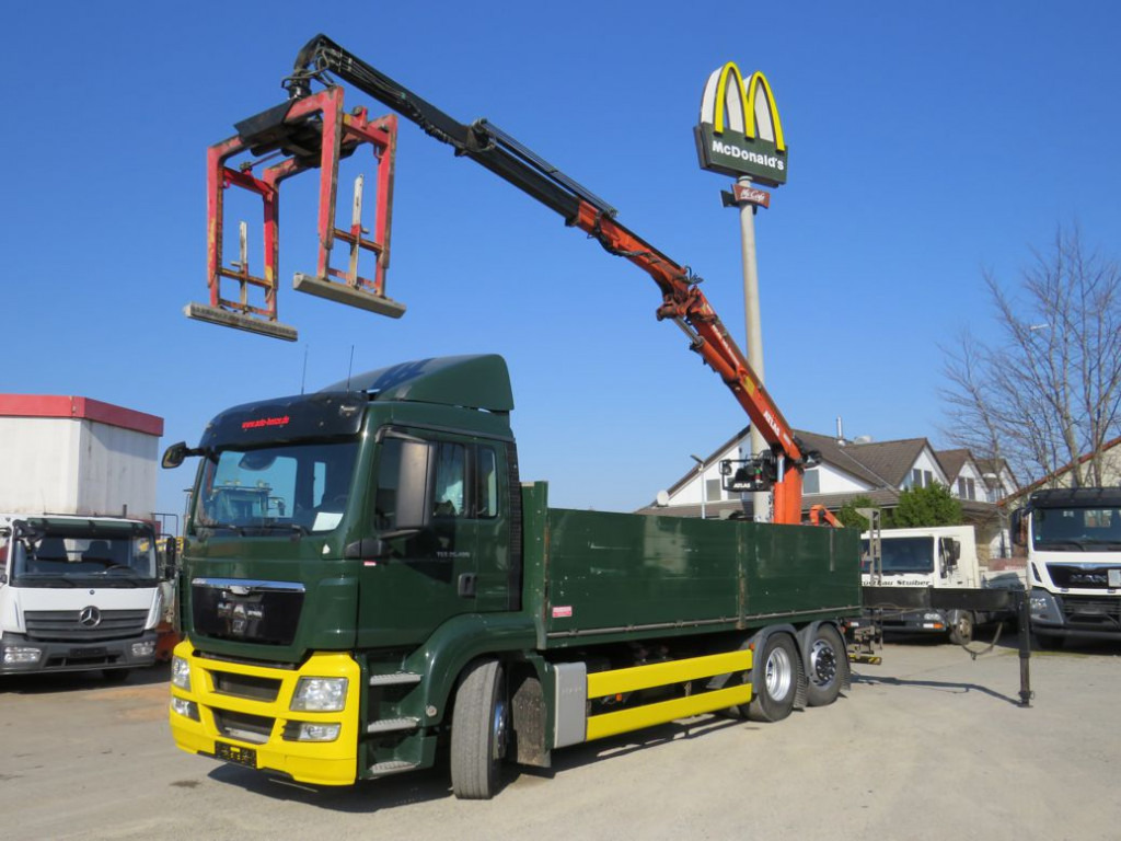 MAN TG-S 26.400 6x2-2 BL Pritsche Heckkran Atlas 165.2 - Грузовик бортовой/ Платформа, Автоманипулятор: фото 1 MAN TG-S 26.400 6x2-2 BL Pritsche Heckkran Atlas 165.2 - Грузовик бортовой/ Платформа, Автоманипулятор: фото 1