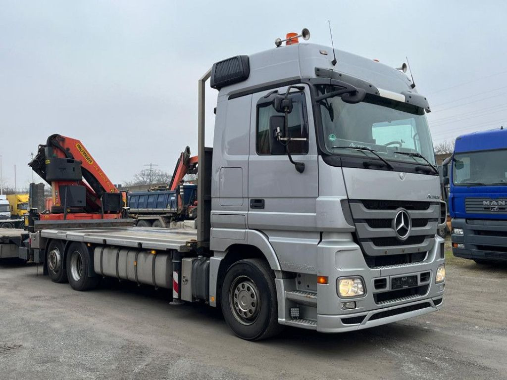 Mercedes-Benz Actros 2541 Pritsche Heckkran Palfinger PK 34002 - Грузовик бортовой/ Платформа, Автоманипулятор: фото 2 Mercedes-Benz Actros 2541 Pritsche Heckkran Palfinger PK 34002 - Грузовик бортовой/ Платформа, Автоманипулятор: фото 2