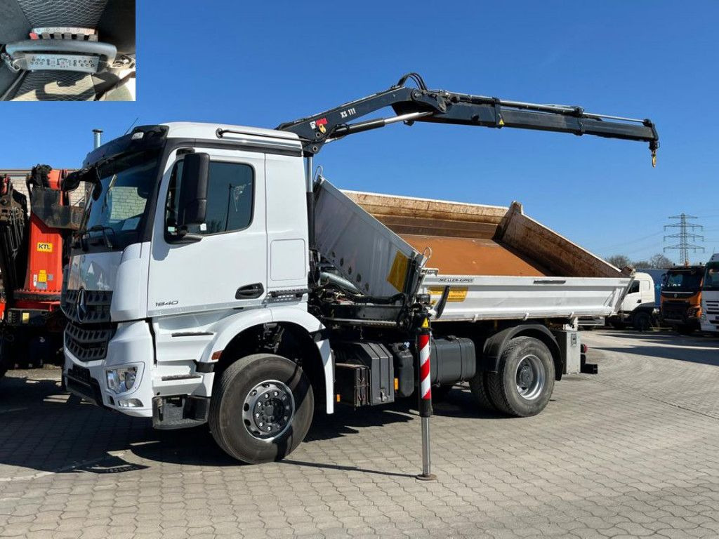 Mercedes-Benz Arocs 1840 K 2-Achs Kipper Kran Funk - Самосвал, Автоманипулятор: фото 3 Mercedes-Benz Arocs 1840 K 2-Achs Kipper Kran Funk - Самосвал, Автоманипулятор: фото 3