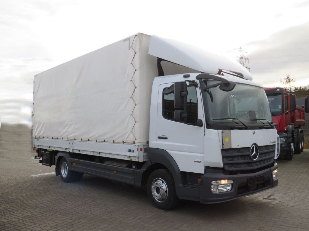 Mercedes-Benz Atego 818 L Pritsche LBW LBW 1 to AHK+Luftans - Тентованный фургон: фото 2 Mercedes-Benz Atego 818 L Pritsche LBW LBW 1 to AHK+Luftans - Тентованный фургон: фото 2