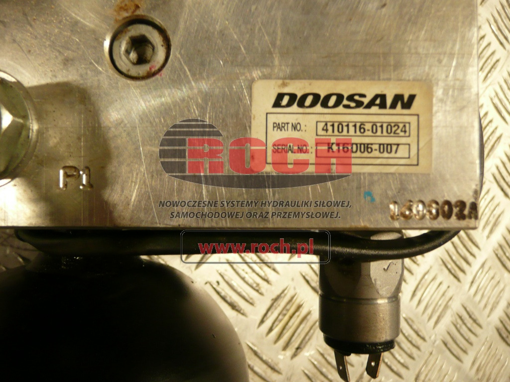 DOOSAN 410116-01024 160302A + 770-724 1CD-6 24VDC 26,2 OHM + HYDAC 0,75L - Гидравлический клапан: фото 2 DOOSAN 410116-01024 160302A + 770-724 1CD-6 24VDC 26,2 OHM + HYDAC 0,75L - Гидравлический клапан: фото 2