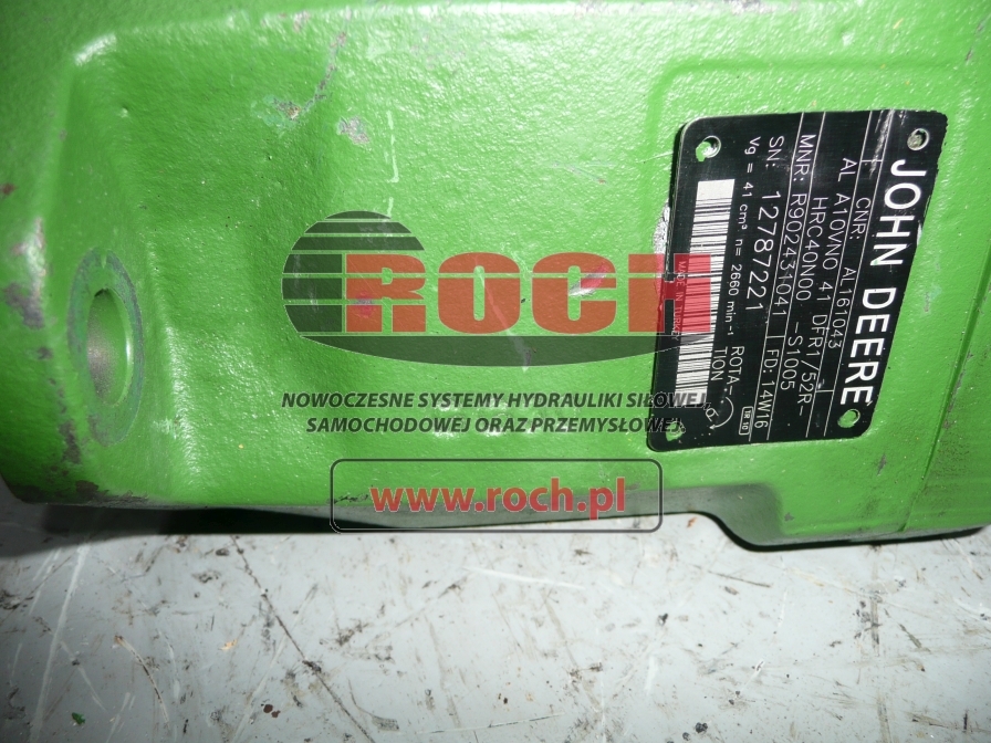 JOHN DEERE AL A10VNO41DFR1/52R-HRC40N00-S1005 - Гидравлический насос для Тракторов: фото 2 JOHN DEERE AL A10VNO41DFR1/52R-HRC40N00-S1005 - Гидравлический насос для Тракторов: фото 2