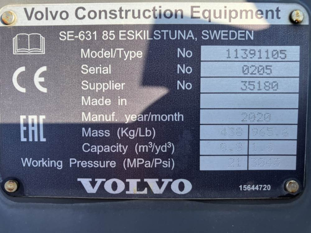 Volvo Klappschaufel mit Messer -P Aufnahme - Ковш: фото 5 Volvo Klappschaufel mit Messer -P Aufnahme - Ковш: фото 5