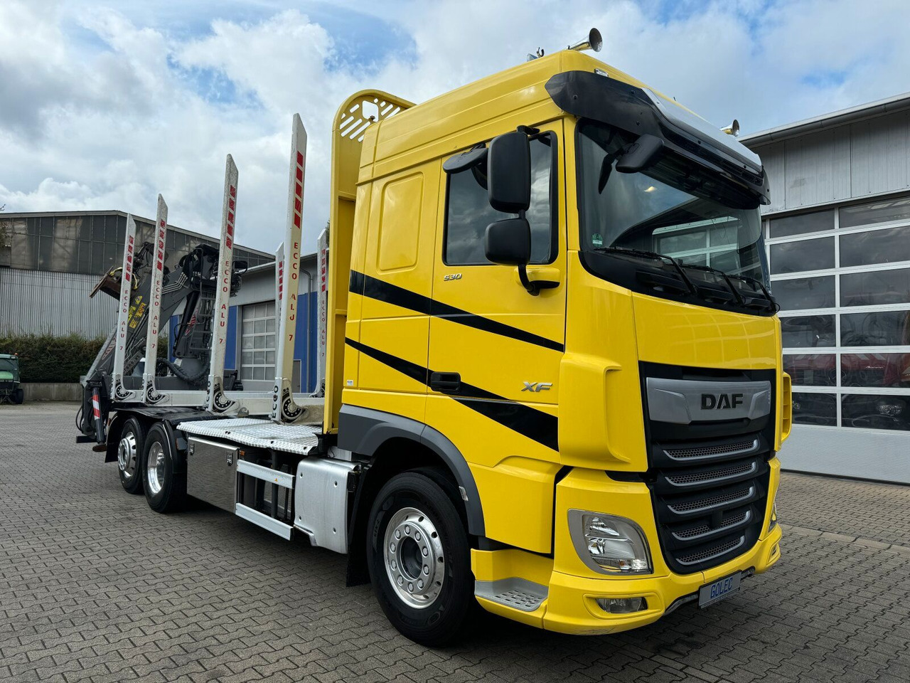 DAF XF 530 6x2 Holztransport Kran PENZ 15Z9.50 *Anh. - Лесовоз, Автоманипулятор: фото 1 DAF XF 530 6x2 Holztransport Kran PENZ 15Z9.50 *Anh. - Лесовоз, Автоманипулятор: фото 1