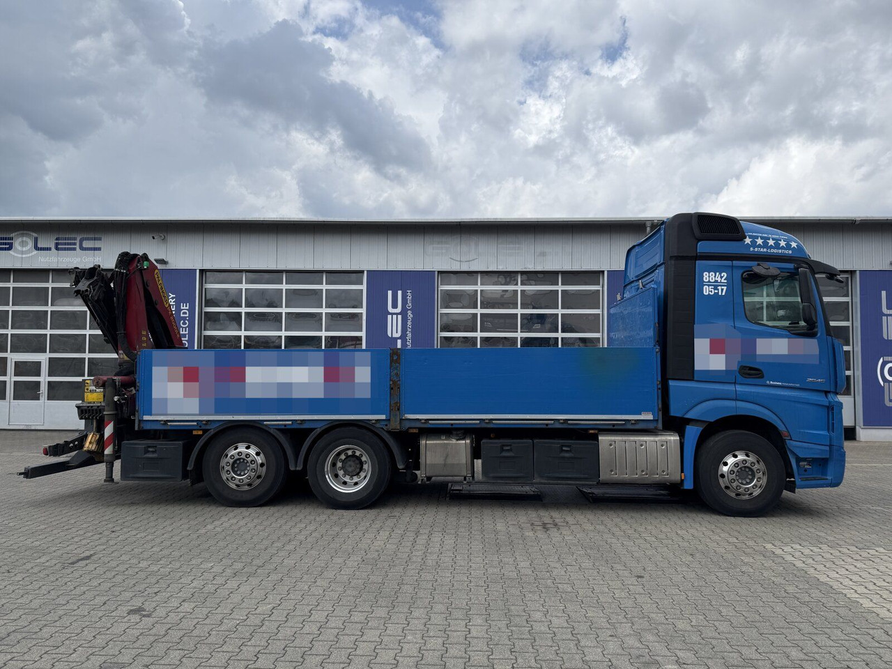 Mercedes-Benz ACTROS 2545 6x2 Pritsche Kran Palfinger PK20001K - Грузовик бортовой/ Платформа, Автоманипулятор: фото 2 Mercedes-Benz ACTROS 2545 6x2 Pritsche Kran Palfinger PK20001K - Грузовик бортовой/ Платформа, Автоманипулятор: фото 2