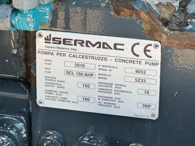 Автобетононасос Mercedes-Benz AROCS 2844 6x4 Euro 6 Betonpumpe SERMAC 5Z33: фото 7 Автобетононасос Mercedes-Benz AROCS 2844 6x4 Euro 6 Betonpumpe SERMAC 5Z33: фото 7