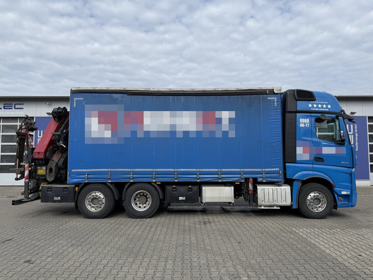 Mercedes-Benz Actros 6x2 Pritsche Kran Palfinger PK34002 + JIB - Грузовик бортовой/ Платформа, Автоманипулятор: фото 2 Mercedes-Benz Actros 6x2 Pritsche Kran Palfinger PK34002 + JIB - Грузовик бортовой/ Платформа, Автоманипулятор: фото 2