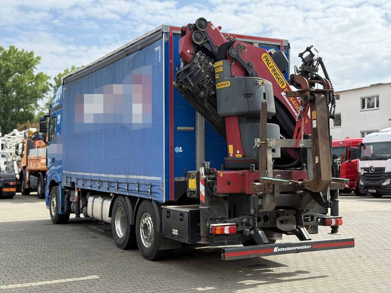 Mercedes-Benz Actros 6x2 Pritsche Kran Palfinger PK34002 + JIB - Тентованный грузовик, Автоманипулятор: фото 5 Mercedes-Benz Actros 6x2 Pritsche Kran Palfinger PK34002 + JIB - Тентованный грузовик, Автоманипулятор: фото 5