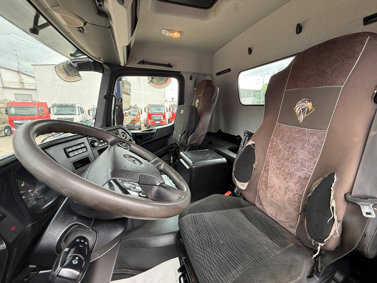 Крюковой мультилифт Mercedes-Benz Arocs 4158 8x4 Abrollkipper Palfinger Knickarm: фото 8