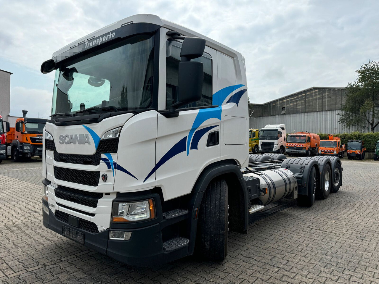 Scania G 410 B8x2*6 NB LNG Fahrgestell Nebenantrieb - Грузовик-шасси, Автоманипулятор: фото 3 Scania G 410 B8x2*6 NB LNG Fahrgestell Nebenantrieb - Грузовик-шасси, Автоманипулятор: фото 3