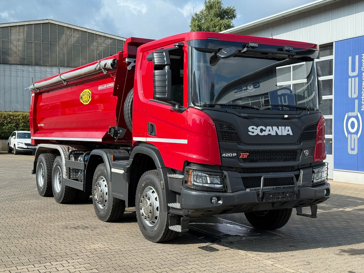 Scania P 420 8x4 Kipper Meiller Euro 6 - Портальный бункеровоз: фото 1 Scania P 420 8x4 Kipper Meiller Euro 6 - Портальный бункеровоз: фото 1