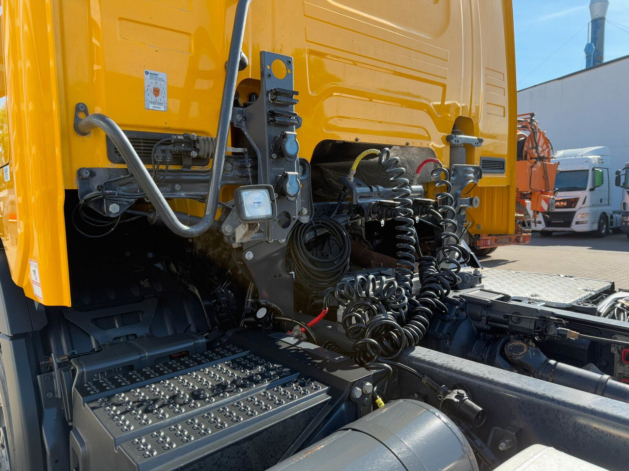 Тягач Scania G450 XT 4x4 Euro 6 SZM Kipphydraulik Blatt/ Luft: фото 14