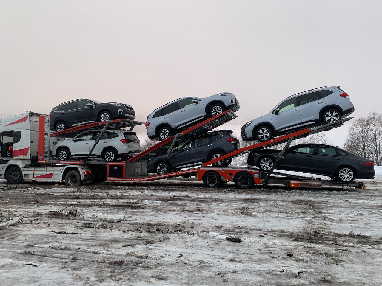 Новый Полуприцеп-автовоз KALEPAR KLP 228V6-6 Loader Autotransporter: фото 19