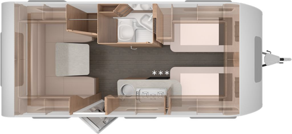 Knaus Südwind 500 EU 60 Years Dachklima - Прицеп дача: фото 2 Knaus Südwind 500 EU 60 Years Dachklima - Прицеп дача: фото 2