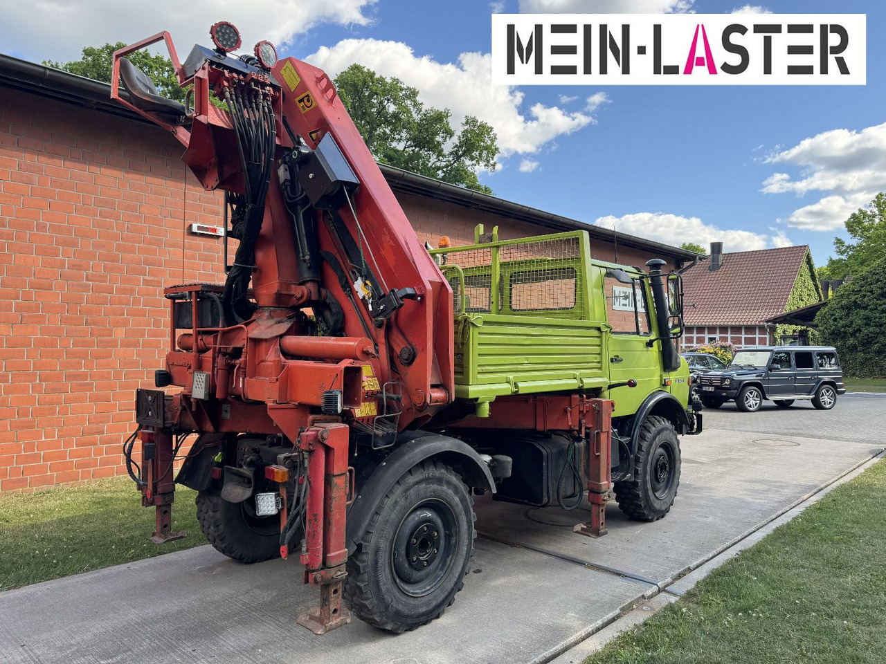 Unimog U 1650 PK 10500 Kran 15 m max. 3,9 t Seilwinde - Автоманипулятор: фото 4 Unimog U 1650 PK 10500 Kran 15 m max. 3,9 t Seilwinde - Автоманипулятор: фото 4