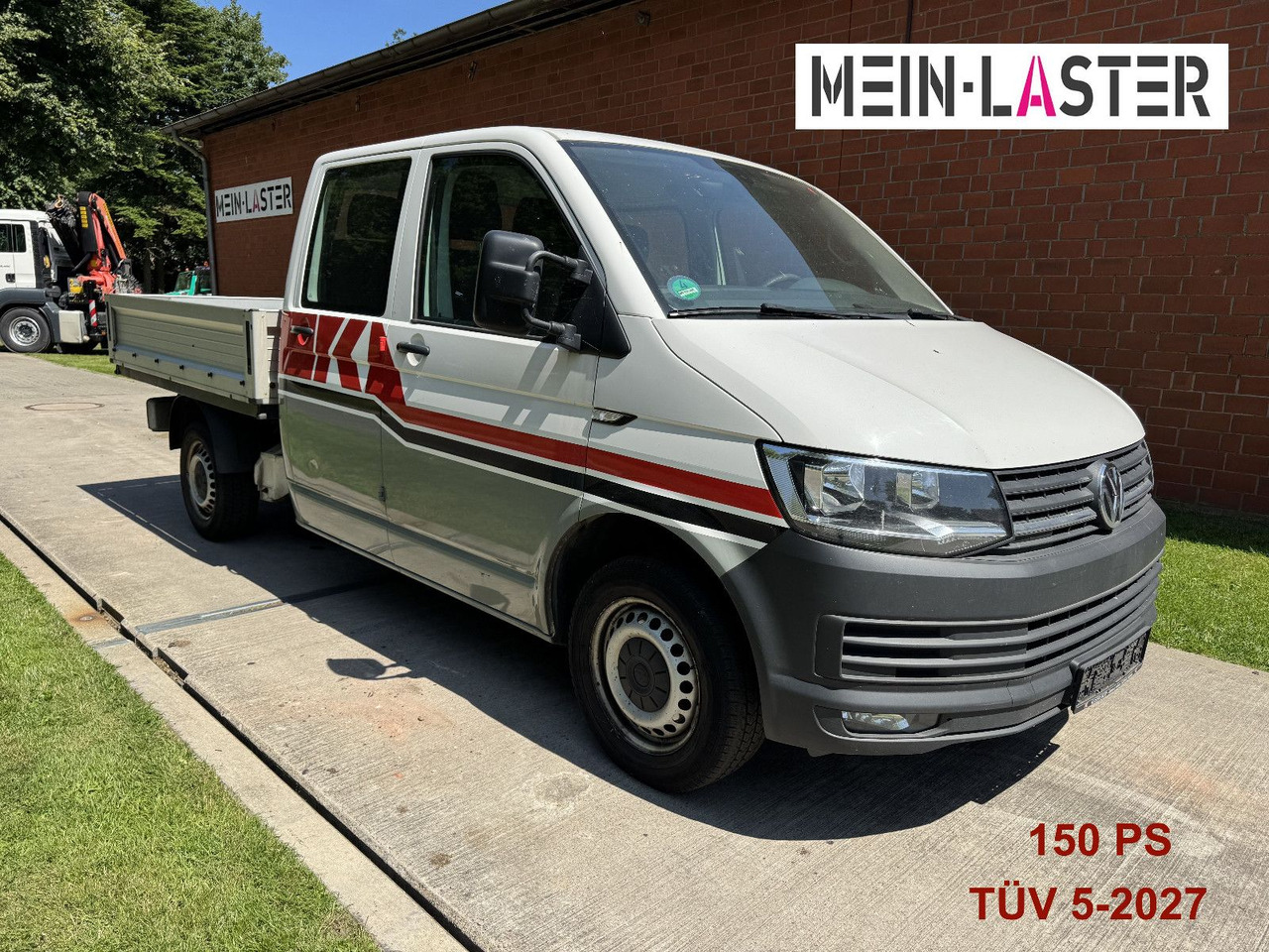 Volkswagen VW T6 2.0 TDI Doka Pritsche 6 Sitzer TÜV 5-27 - Малотоннажный бортовой грузовик, Грузопассажирский фургон: фото 1 Volkswagen VW T6 2.0 TDI Doka Pritsche 6 Sitzer TÜV 5-27 - Малотоннажный бортовой грузовик, Грузопассажирский фургон: фото 1