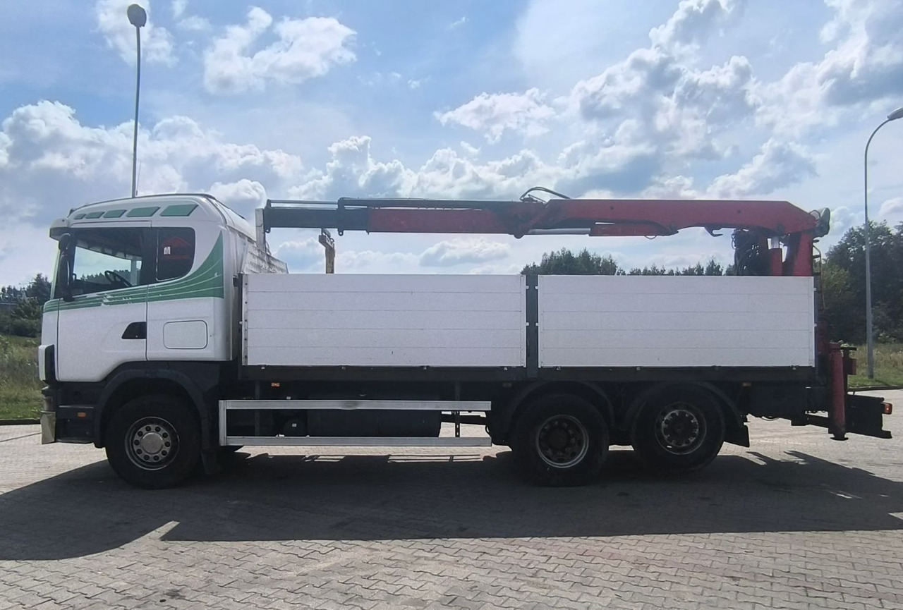 SCANIA 144.460 - Грузовик бортовой/ Платформа, Автоманипулятор: фото 4 SCANIA 144.460 - Грузовик бортовой/ Платформа, Автоманипулятор: фото 4