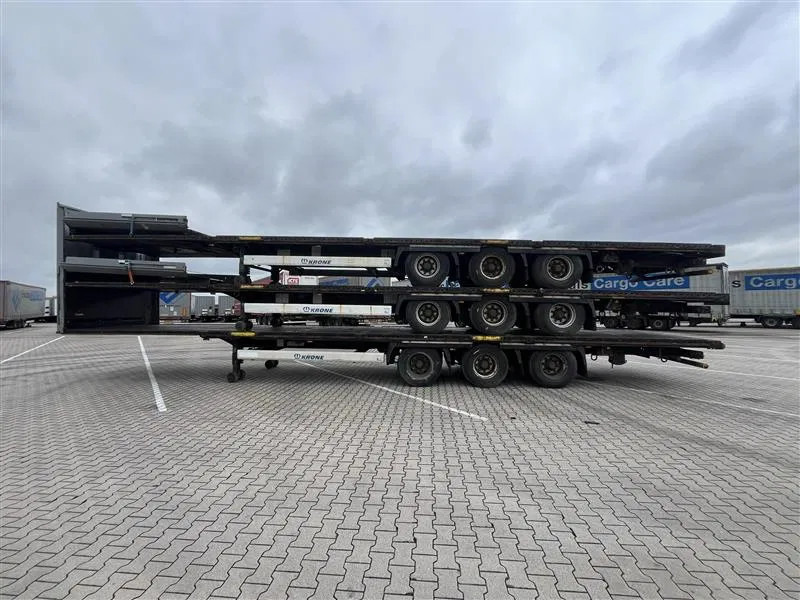 Krone 1x 2014 & 2x 2013 XL MEGA P400 HUCKEPACK FLAT STACK - Полуприцеп-фургон: фото 5 Krone 1x 2014 & 2x 2013 XL MEGA P400 HUCKEPACK FLAT STACK - Полуприцеп-фургон: фото 5