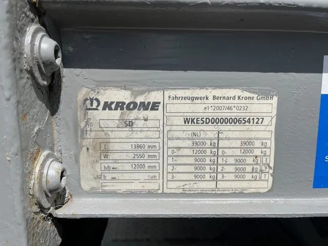 Krone 2x stack of 4x mega flat trailer - Полуприцеп бортовой/ Платформа: фото 3 Krone 2x stack of 4x mega flat trailer - Полуприцеп бортовой/ Платформа: фото 3
