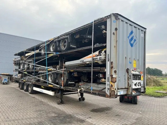 Krone multiple 2014 & 2015 XL P400 mega huckepack curtain sided trailer stacks - Полуприцеп-фургон: фото 1 Krone multiple 2014 & 2015 XL P400 mega huckepack curtain sided trailer stacks - Полуприцеп-фургон: фото 1