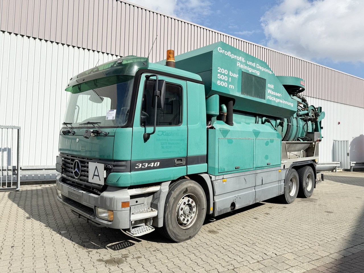 Mercedes-Benz Actros 3348 6x4 Actros 3348 6x4, V8, Kroll Saug-/Spülwagen ca. 14m³, Wasserrückgewinnung, Funk - Грузовик: фото 1 Mercedes-Benz Actros 3348 6x4 Actros 3348 6x4, V8, Kroll Saug-/Spülwagen ca. 14m³, Wasserrückgewinnung, Funk - Грузовик: фото 1