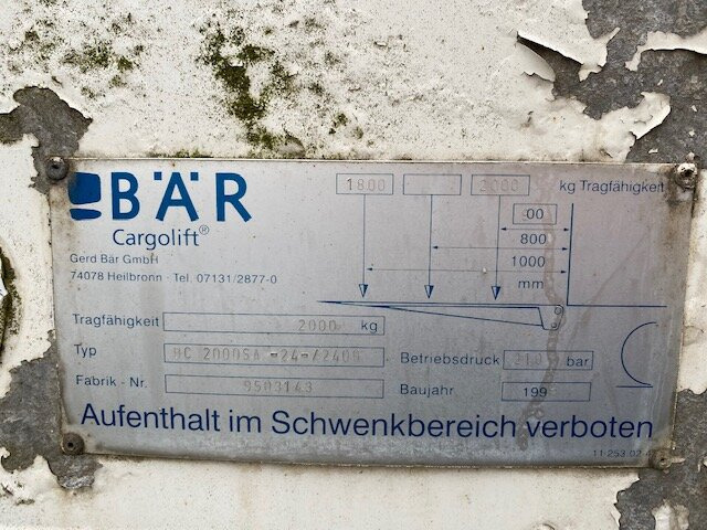 KA 18 ROHR 2-A-Kühlanhänger, LBW - Прицеп-рефрижератор: фото 5 KA 18 ROHR 2-A-Kühlanhänger, LBW - Прицеп-рефрижератор: фото 5