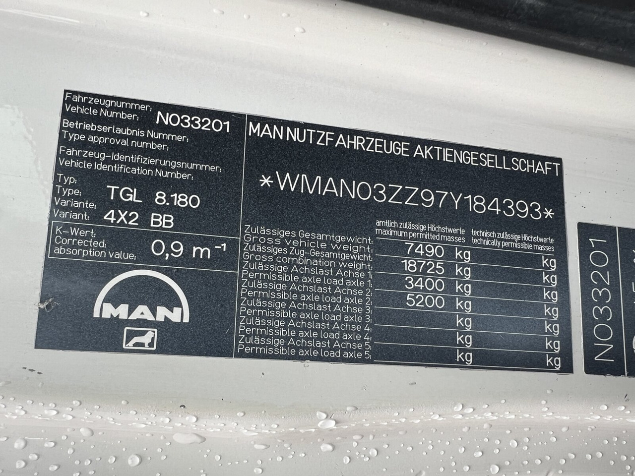 MAN TGL 8.180 4X2 BB TGL 8.180 4X2 BB, Meiller Kipper - Самосвал: фото 5 MAN TGL 8.180 4X2 BB TGL 8.180 4X2 BB, Meiller Kipper - Самосвал: фото 5