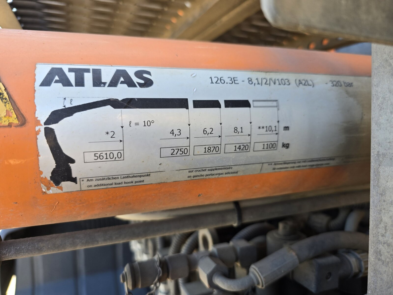 Крюковой мультилифт, Автоманипулятор MAN TGS 28.440 6x2-4 BL TGS 28.440 6x2-4 BL, Lenk-/Liftachse, Kran Atlas 126.3E-A2L, Funk: фото 12