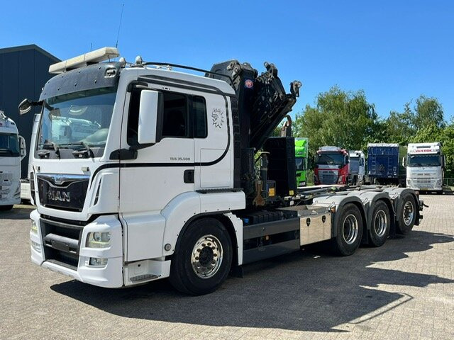 Крюковой мультилифт, Автоманипулятор MAN TGS 35.500 8x4-4 BL TGS 35.500 8x4-4 BL, Lenk-/Liftachse, Kran HMF 3220-K6, Funk: фото 14