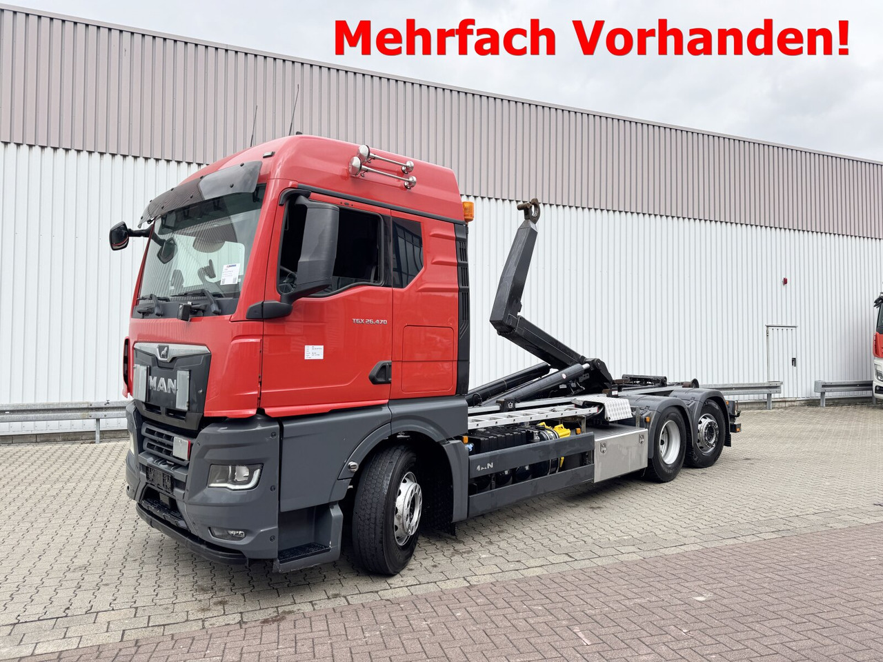 MAN TGX 26.470 6X2-4 BL TGX 26.470 6X2-4 BL, Lenk-/Liftachse, XLX-Fahrerhaus, VDL Abrollanlage 7m - Крюковой мультилифт: фото 1 MAN TGX 26.470 6X2-4 BL TGX 26.470 6X2-4 BL, Lenk-/Liftachse, XLX-Fahrerhaus, VDL Abrollanlage 7m - Крюковой мультилифт: фото 1