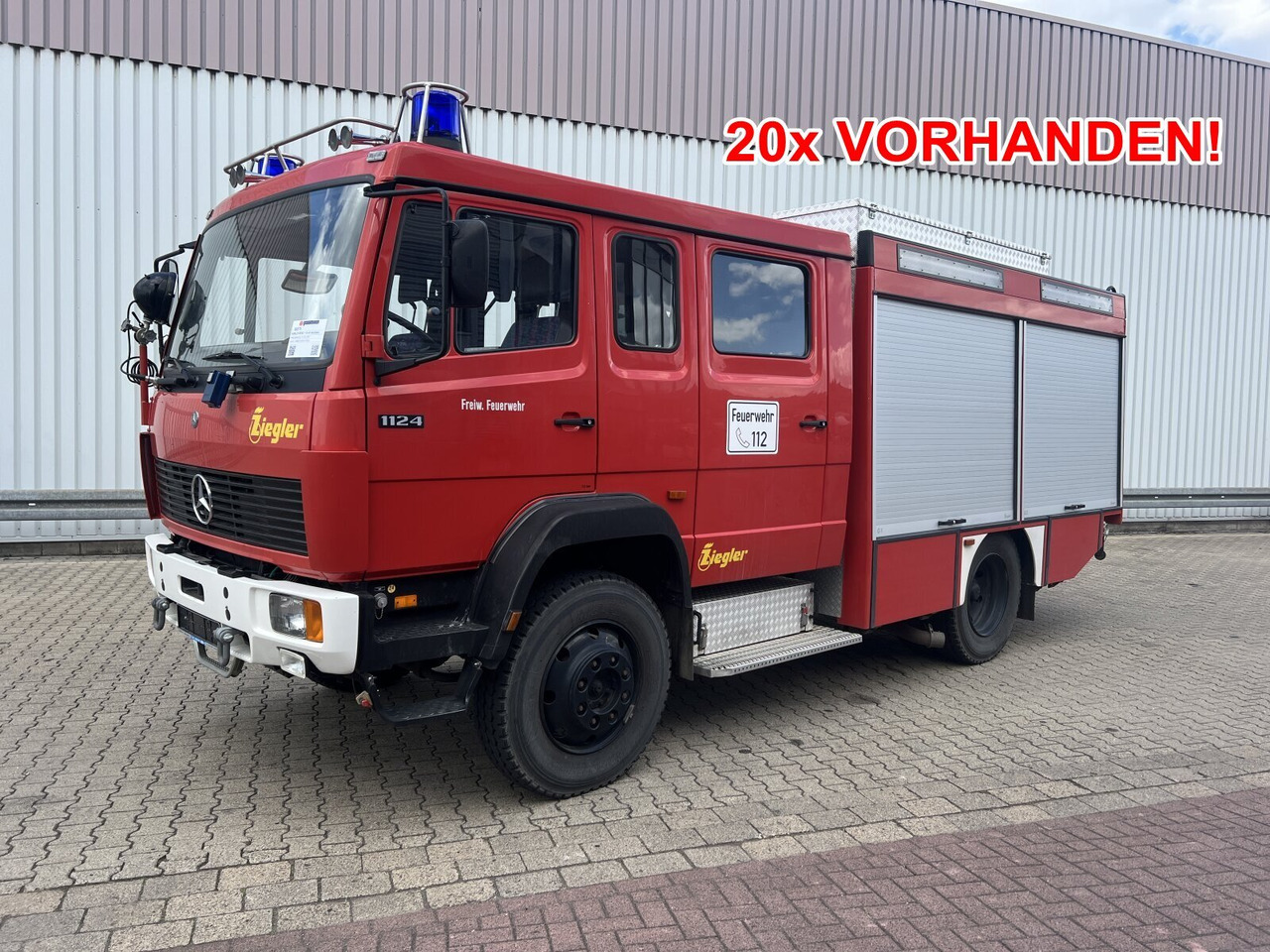 Mercedes-Benz 1124 AF 4x4 Doka 1124 AF 4x4 Doka, TLF 16/25, 2800l - Машина скорой помощи: фото 1 Mercedes-Benz 1124 AF 4x4 Doka 1124 AF 4x4 Doka, TLF 16/25, 2800l - Машина скорой помощи: фото 1