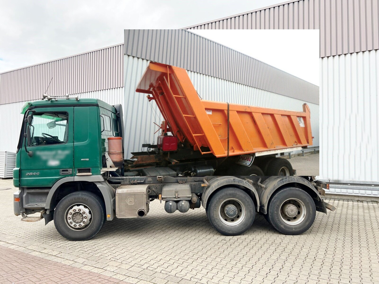 Mercedes-Benz Actros 2644/48 K 6x4 Actros 2644/48 K 6x4, Stahlmulde ca. 14m³ - Самосвал: фото 1 Mercedes-Benz Actros 2644/48 K 6x4 Actros 2644/48 K 6x4, Stahlmulde ca. 14m³ - Самосвал: фото 1