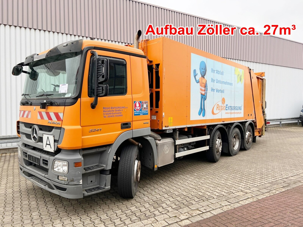 Mercedes-Benz Actros 3241 L 8x2/6 Actros 3241 L 8x2/6, 2x Lenkachse, Zöller Medium XL, Zöller-Schüttung - Мусоровоз: фото 1 Mercedes-Benz Actros 3241 L 8x2/6 Actros 3241 L 8x2/6, 2x Lenkachse, Zöller Medium XL, Zöller-Schüttung - Мусоровоз: фото 1