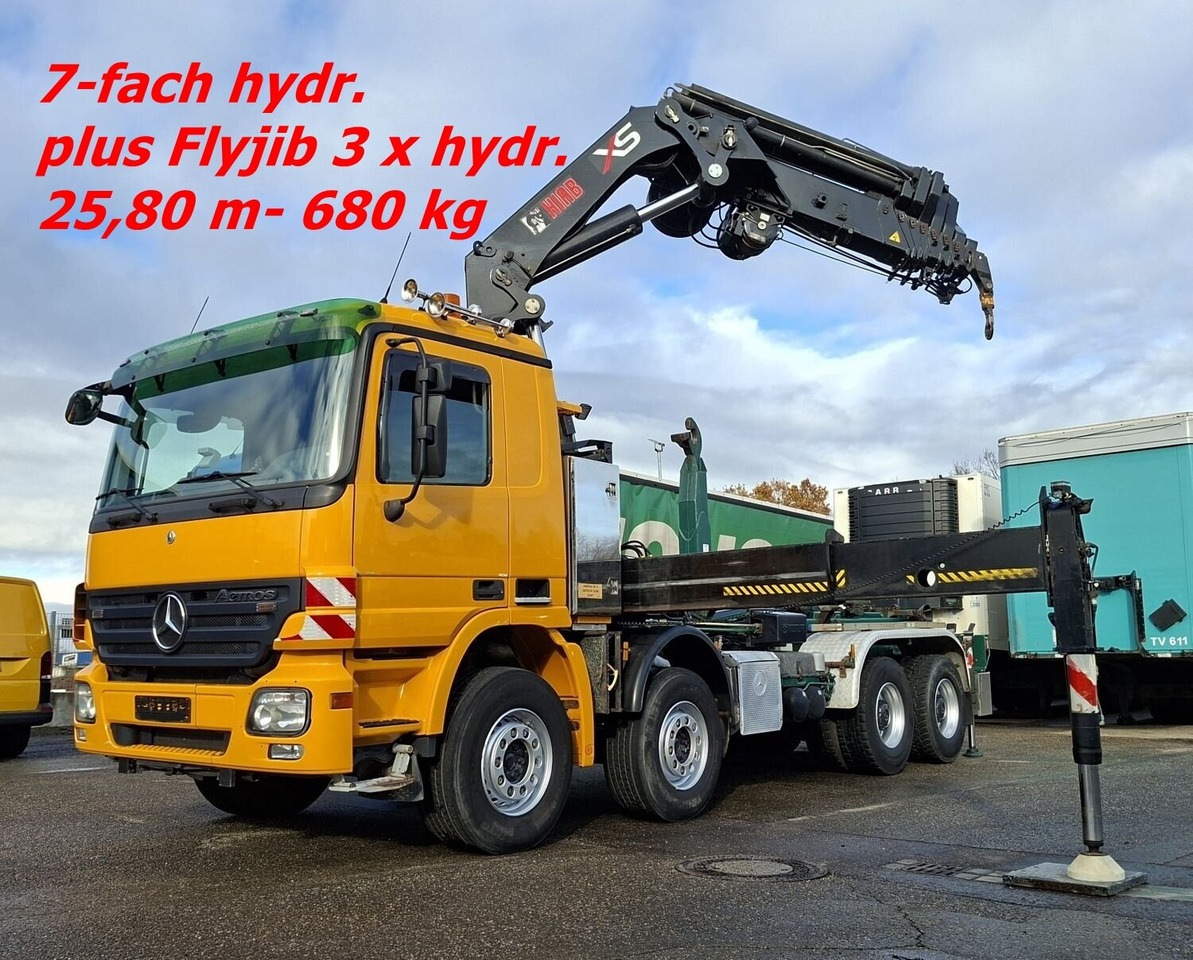 Mercedes-Benz Actros 4146 K 8x4/4 Actros 4146 K 8x4/4, Retarder, Kran Hiab XS 477 E-7 HiPro, Flyjib, Seilwinde, Funk - Крюковой мультилифт, Автоманипулятор: фото 1 Mercedes-Benz Actros 4146 K 8x4/4 Actros 4146 K 8x4/4, Retarder, Kran Hiab XS 477 E-7 HiPro, Flyjib, Seilwinde, Funk - Крюковой мультилифт, Автоманипулятор: фото 1