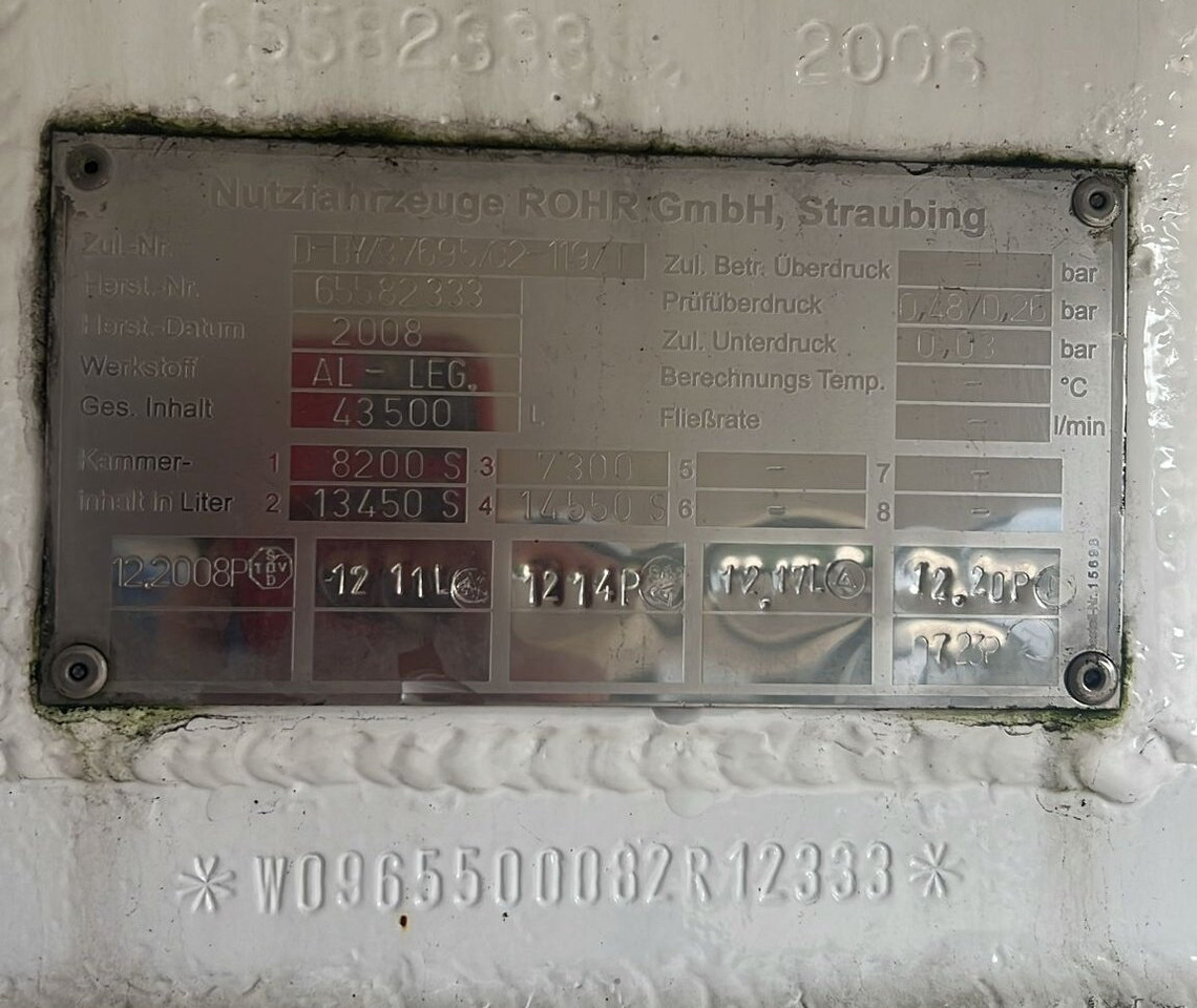 TAL-A-ZE 44,0 TAL-A-ZE 44,0, 43.500l, 4 Kammern, Untenbefüllung - Полуприцеп-цистерна: фото 3 TAL-A-ZE 44,0 TAL-A-ZE 44,0, 43.500l, 4 Kammern, Untenbefüllung - Полуприцеп-цистерна: фото 3