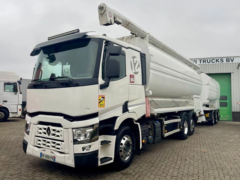 Renault T520 TSCI AUGER / AIR, 5 COMP. RETARDER + trailer TSCI bj 2008 - Грузовик-цистерна: фото 1 Renault T520 TSCI AUGER / AIR, 5 COMP. RETARDER + trailer TSCI bj 2008 - Грузовик-цистерна: фото 1