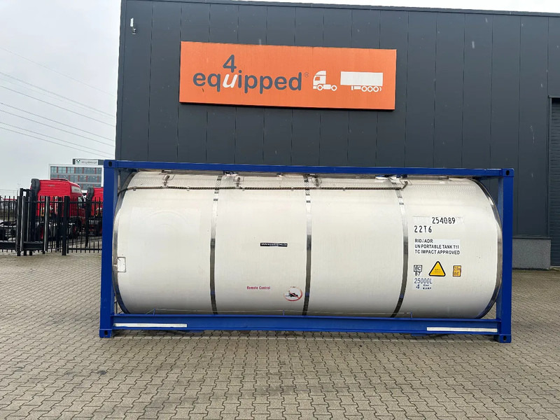 CIMC 20FT ISO, 25.060L / 1-COMP / 3 BAFFELS / T11 / 4 manholes / ADR valid until 10/2027 - Резервуар для хранения: фото 2 CIMC 20FT ISO, 25.060L / 1-COMP / 3 BAFFELS / T11 / 4 manholes / ADR valid until 10/2027 - Резервуар для хранения: фото 2