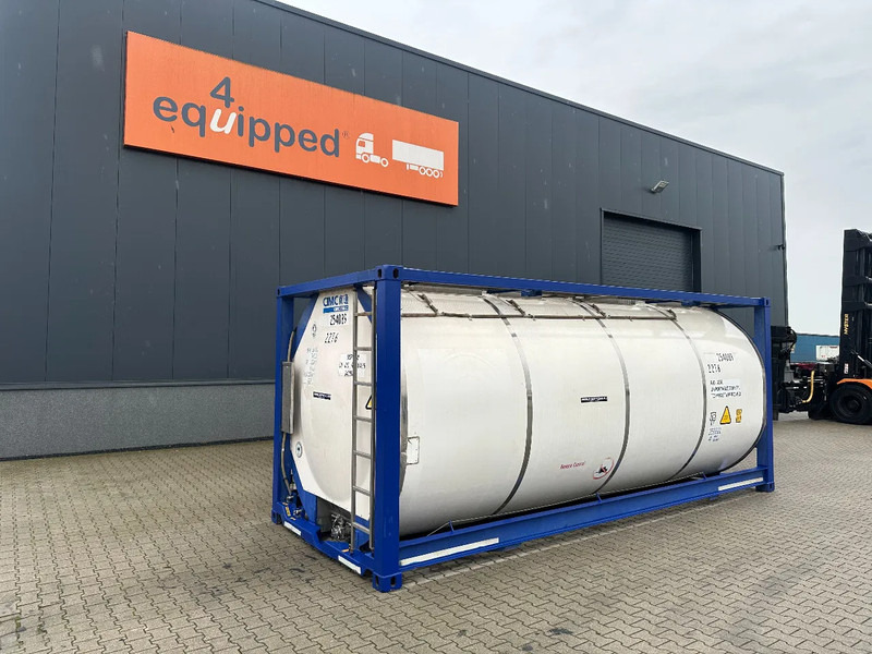 CIMC 20FT ISO, 25.060L / 1-COMP / 3 BAFFELS / T11 / 4 manholes / ADR valid until 10/2027 - Резервуар для хранения: фото 1 CIMC 20FT ISO, 25.060L / 1-COMP / 3 BAFFELS / T11 / 4 manholes / ADR valid until 10/2027 - Резервуар для хранения: фото 1
