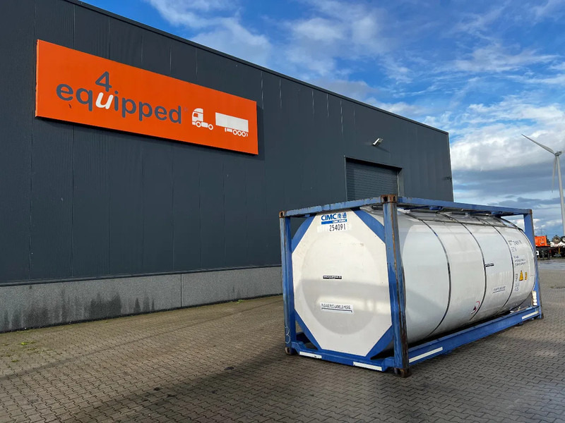 CIMC 20FT ISO, 25.070L/1-COMP/3 BAFFELS/4 manholes, ADR valid until 01/2027 - Резервуар для хранения: фото 1 CIMC 20FT ISO, 25.070L/1-COMP/3 BAFFELS/4 manholes, ADR valid until 01/2027 - Резервуар для хранения: фото 1